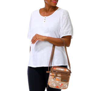 Thumbnail 1: MULTISAC North/South Mini Zip Around Crossbody 