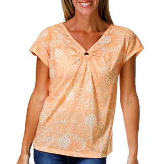 Thumbnail 1: Hearts of Palm Women's Embellished O-Ring Top 