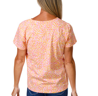 Thumbnail 3: Alfred Dunner Women's Short Sleeve V-Neck Essential Top 