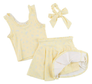 Thumbnail 2: Yogalicious Big Girls Active 3 Pc Skort Set 