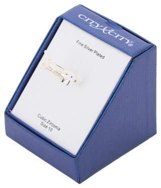 Thumbnail 2: City by City Silver Plated Bow Ring 
