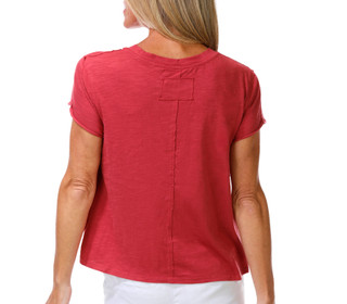 Thumbnail 2: BUNULU Women's Short Sleeve Solid Top 