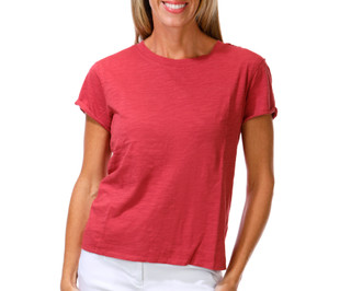 Thumbnail 1: BUNULU Women's Short Sleeve Solid Top 