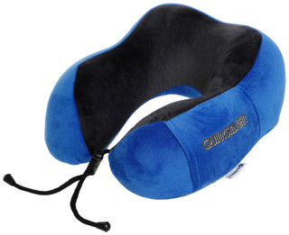 Thumbnail 1: Quicksilver Memory Foam Travel Neck Pillow - Blue & Black 