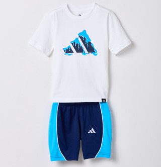 Thumbnail 6: Adidas Little Boys Active 2 Pc Shorts Set  