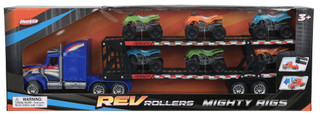 Thumbnail 1: Hunson Rev Rollers Mighty Rigs Transported Truck with 6 ATVs 