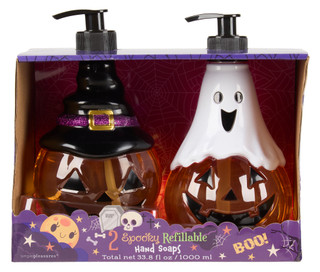 Thumbnail 1: SIMPLE PLEASURES 2 Pk Spooky Refillable Hand Soaps  