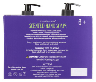 Thumbnail 2: SIMPLE PLEASURES 2 Pk Spooky Refillable Hand Soaps  