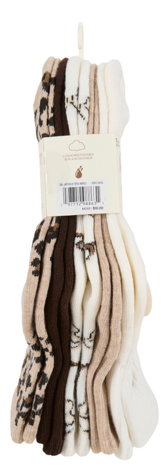 Thumbnail 2: Aeropostale Women's 3 Pk Cushioned Mid Crew Socks  