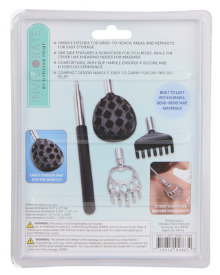 Thumbnail 2: Invigorate by Meridian Point 3-in-1 Extendable Back Scratcher & Massager 