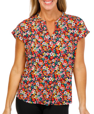 Thumbnail 1: Vince Camuto Women's Floral Print Top  