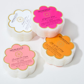 Thumbnail 3: SPONGELLE 4 Pk Scented Body Wash Infused Buffers  