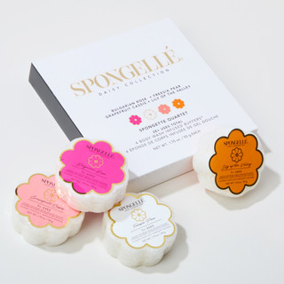 Thumbnail 1: SPONGELLE 4 Pk Scented Body Wash Infused Buffers  
