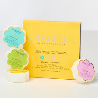 Thumbnail 1: SPONGELLE 4 Pk Scented Body Wash Infused Buffers  