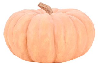 Thumbnail 2: 12 in Resin Painted Pumpkin Harvest Decor 