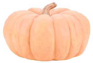 Thumbnail 1: 12 in Resin Painted Pumpkin Harvest Decor 