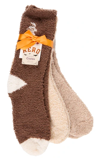 Thumbnail 1: Aeropostale Women's 3 Pk Cozy Crew Socks  