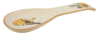 Thumbnail 1: BLUE SKY Goldfinch Sunflower Spoonrest  