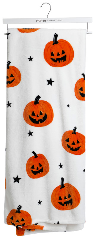 Thumbnail 1: Martha Stewart 60x70 Halloween Plush Throw Blanket 