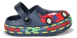 Thumbnail 2: AMERICAN EXCHANGE Boys Light-Up Race Car Clogs 