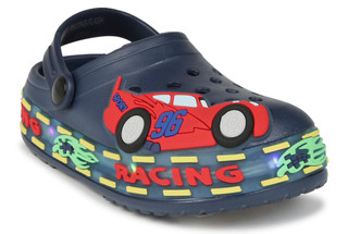 Thumbnail 1: AMERICAN EXCHANGE Boys Light-Up Race Car Clogs 