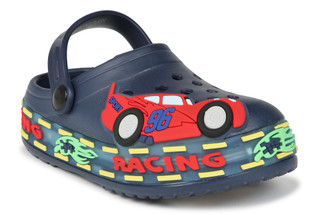 Thumbnail 5: AMERICAN EXCHANGE Boys Light-Up Race Car Clogs 