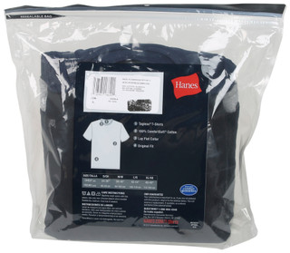 Thumbnail 2: Hanes Men's 4 Pk Comfortsoft Cotton T-Shirts 
