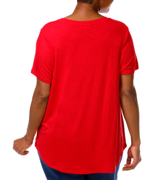Thumbnail 2: Rio & Rein Plus Short Sleeve Embroidered Stars Tee 