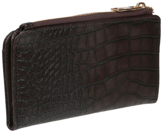Thumbnail 2: London Fog Croc-Embossed 2-in-1 Wallet w/ Snap Flap Closure 