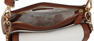 Thumbnail 3: TOMMY BAHAMA Solid Canvas Flap Double Crossbody Bag 