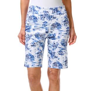 Thumbnail 1: Coral Bay Petite Printed Bermuda Shorts  