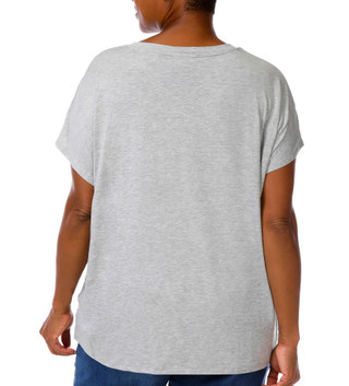 Thumbnail 2: Rio & Rein Plus Short Sleeve Shoulder Star Stud Flag Tee 