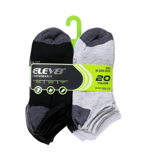 Thumbnail 1: Elev 8 Boys 20 Pk No Show Socks 