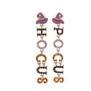 Thumbnail 1: UNCAS Halloween Hocus Pocus Linear Earrings 