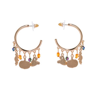 Thumbnail 2: UNCAS Halloween Charm Hoop Earrings 