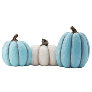 Thumbnail 2: Autumn Gatherings 17" Resin Triple Coastal Pumpkin Tabletop Decor 