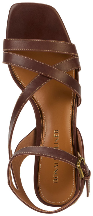 Thumbnail 2: DONALD PLINER Women's Strappy Cow Low Block Heel Sandals 