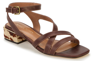 Thumbnail 1: DONALD PLINER Women's Strappy Cow Low Block Heel Sandals 