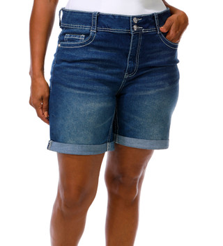 Thumbnail 4: COPPERFLASH Plus 7' Rolled Star Pocket Mid Rise Shorts 
