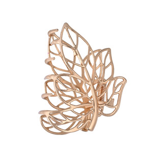 Thumbnail 1: UNCAS Harvest Metal Leaf Claw Clip 
