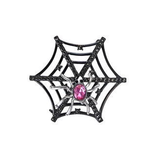 Thumbnail 1: UNCAS Halloween Black Spider Web Pin 