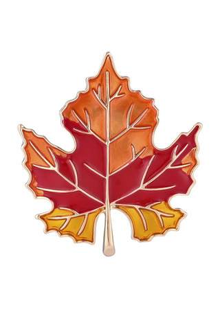 Thumbnail 1: UNCAS Harvest Leaf Pin 