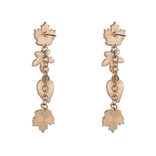 Thumbnail 2: UNCAS Harvest Fall Leaf Drop Earrings 
