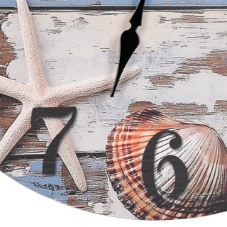 Thumbnail 2: JD YEATTS 16 in Seashell Clock 