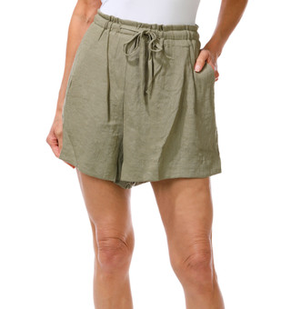 Thumbnail 1: HYFVE Juniors Drawstring Pleated Beach Shorts  