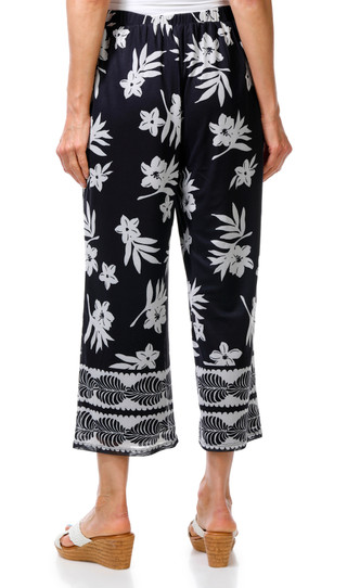 Thumbnail 2: HARPER 241 Petite Palm Print Soft Pants 