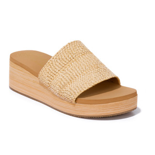 Thumbnail 1: Skechers Women's Luxe Foam Woven Slide Sandals 