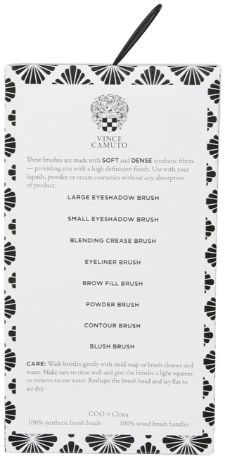 Thumbnail 2: Vince Camuto 8 Pc Eye & Face Essential Brush Set 