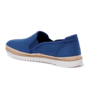 Thumbnail 2: Skechers Women's Flexpadrille Lo Shiny Spritz Canvas Slip On Shoes 