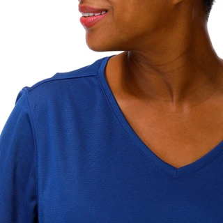 Thumbnail 4: REEL LEGENDS Plus Freeline V-Neck UPF 50 Shirt 